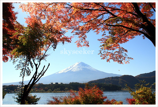 富士山紅葉写真